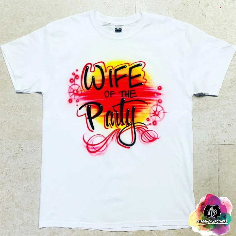 Airbrush Wife Shirt Design