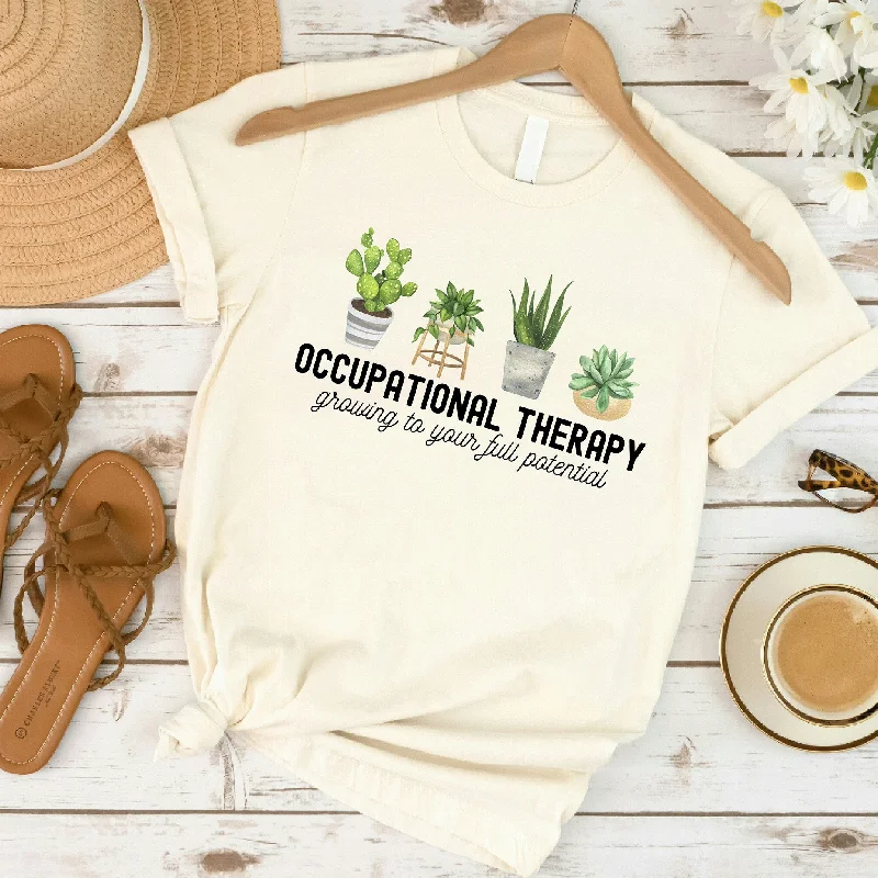 Occupational Therapy Tee - Growing Potential Shirt for COTA  OT - U73