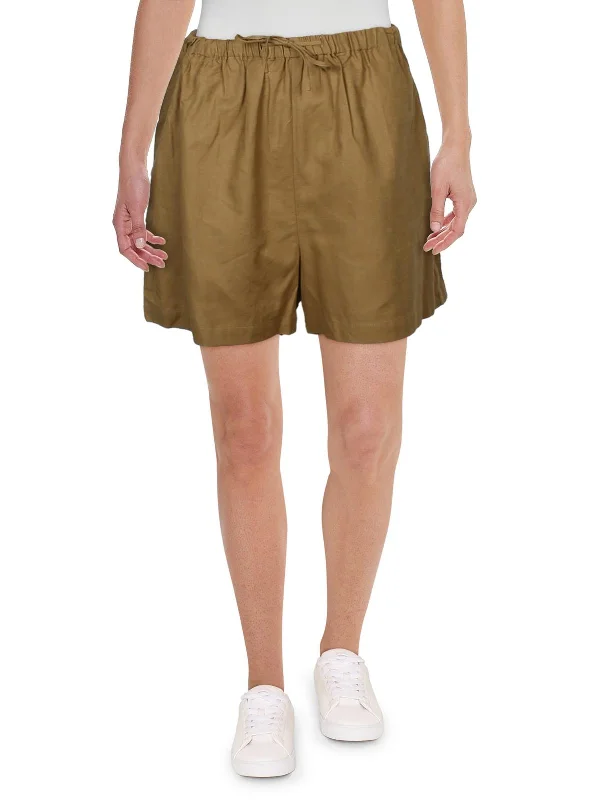 Womens Mini High Rise Casual Shorts