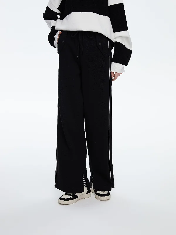 Workwear Style Cool Wide Leg Pants