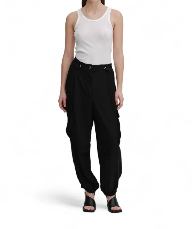 Edwin Pants - Satin In Black