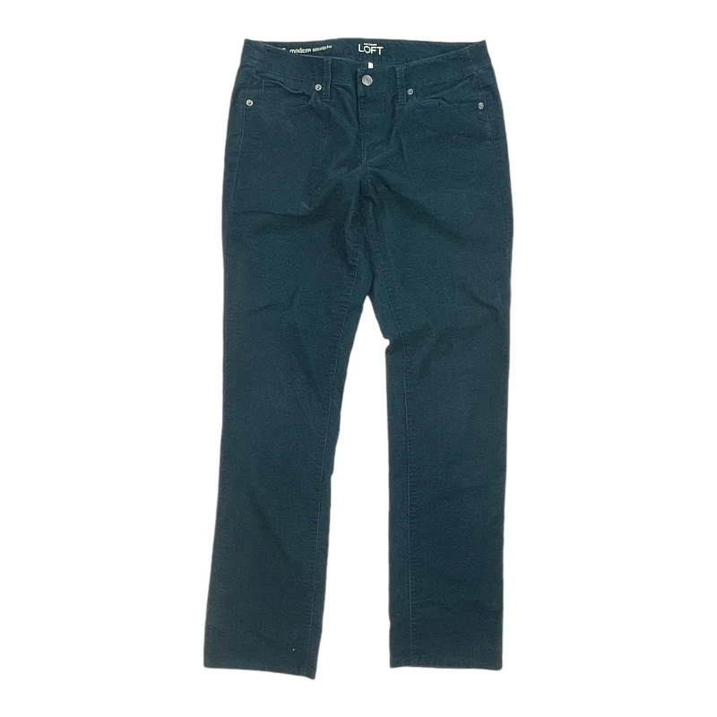 Pants Corduroy By Loft In Teal, Size:6