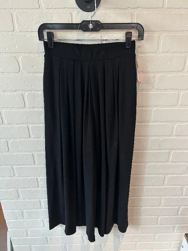 Pants Wide Leg By Uniqlo In Black, Size: 4