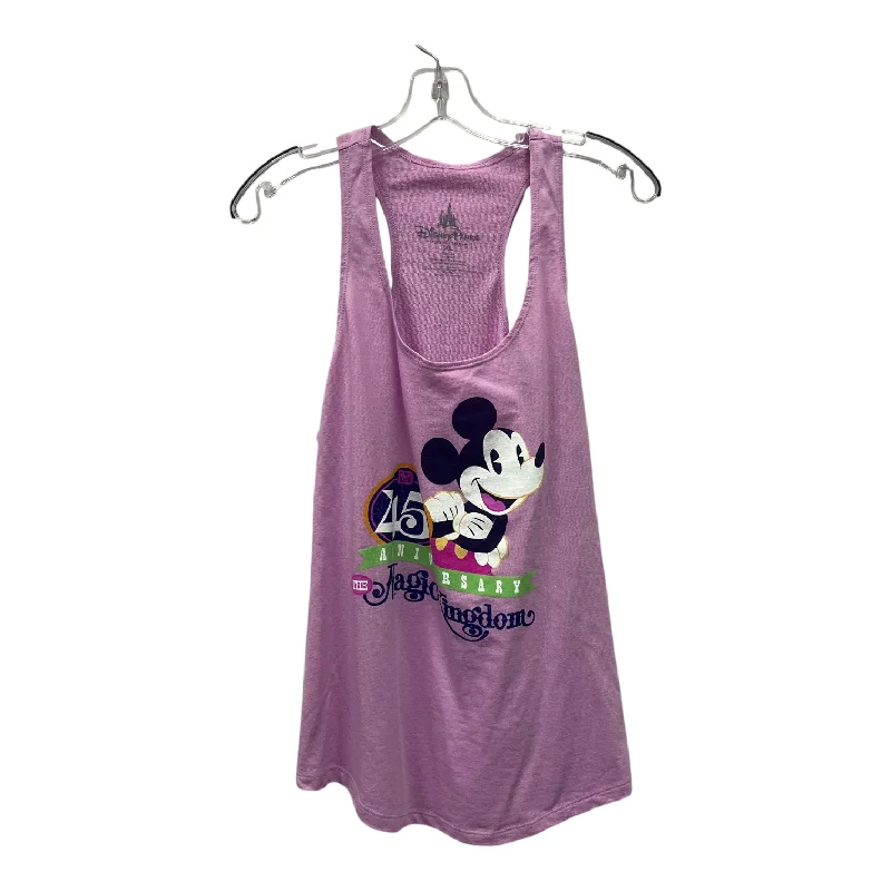 Top Sleeveless By Disney Store In Purple, Size:Xl