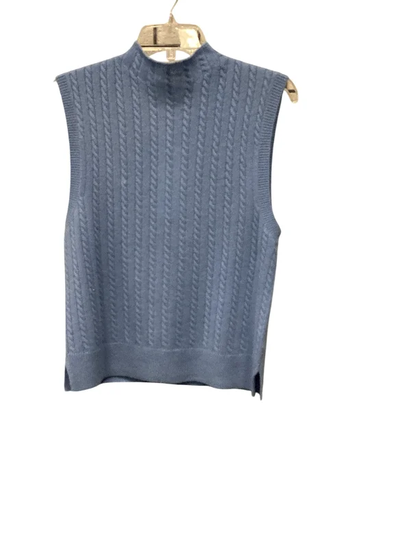 Top Sleeveless By Veronica Beard In Blue, Size: L