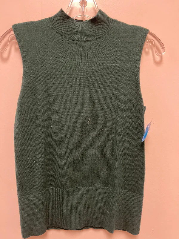 Top Sleeveless By Worthington In Green, Size: S