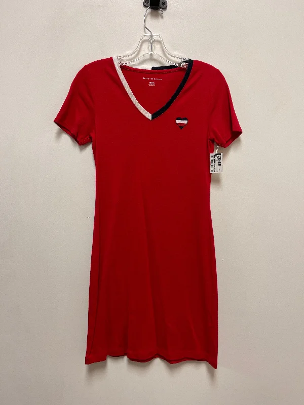 Dress Casual Short By Tommy Hilfiger In Red, Size: Xs