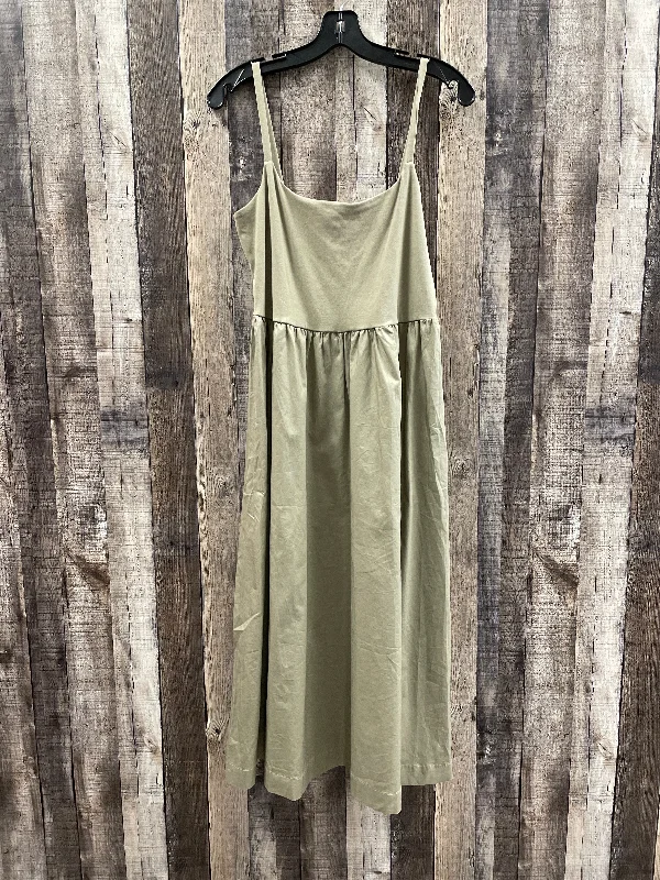 Green Dress Casual Midi Old Navy, Size L