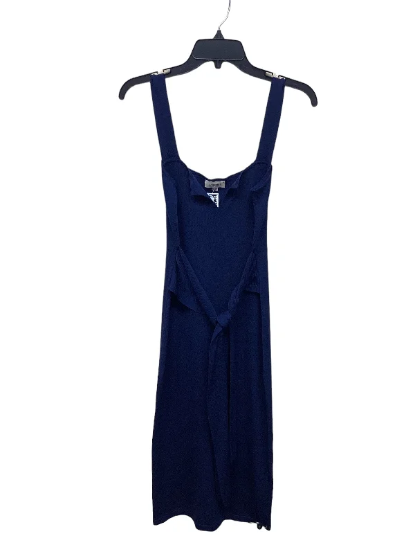 Navy Dress Casual Midi L Agence, Size Xs