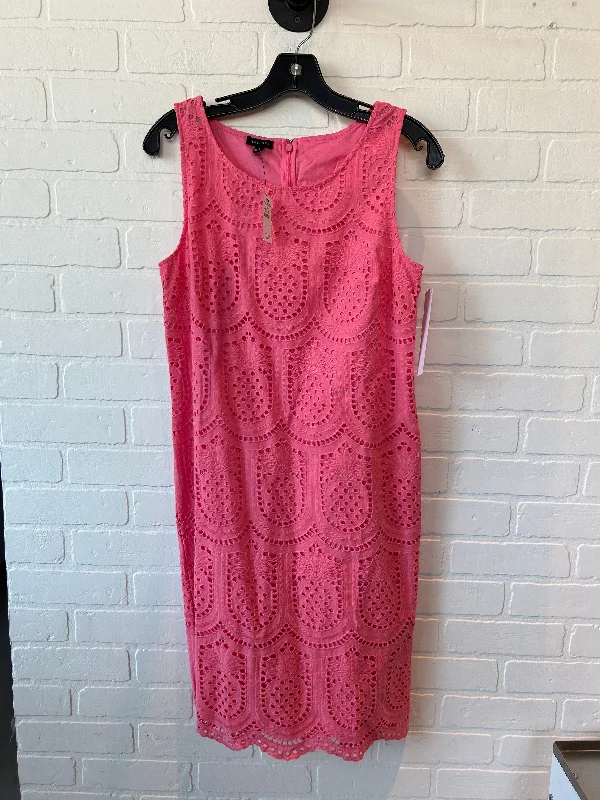 Pink Dress Casual Midi Talbots, Size S