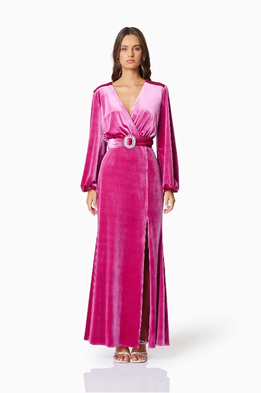 Elliatt Solene Maxi Dress - Cerise