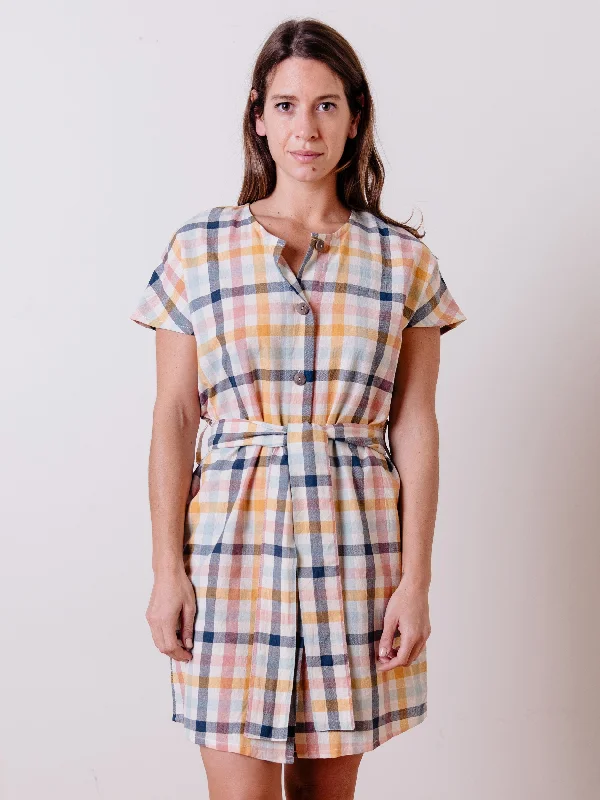 Renee Dress - Multi Gingham